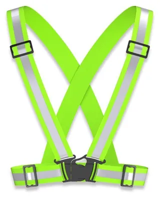 Obrázek produktu pro Reflexní bezpečnostní vesta, nastavitelná, vhodná pro outdoorové aktivity a sport