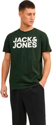 Image de Jack & Jones Corp Logo t-shirt à manches courtes Vert M homme Vert M