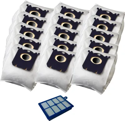 Obrázok produktu pre KOMA SB02S - Sada príslušenstva pre vysávače Electrolux, AEG, Philips, 15 vreciek, 1 Hepa filter