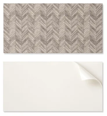 Image de Film décoratif en vinyle auto-adhésif, motif chevrons, idéal pour la chambre, dimensions 120 x 60 cm
