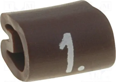 Immagine prodotto di 200 etichette per cavi e conduttori, PVC, 05811101. Etichette per cavi, da 2 a 3,2 mm