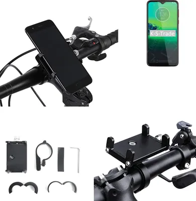 Produktbild von K-S-Trade Handyhalterung für das Fahrrad kompatibel mit Motorola Moto G8 Play Halter Lenkstange Fahrradhalterung Motorrad Bike Mount Befestigung