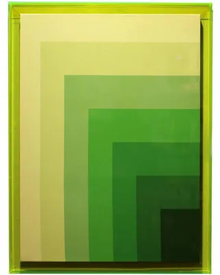 Obrázok produktu pre Dekoratívny panel na stenu, akryl, zelený, 60 x 3,3 x 80 cm