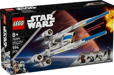 Zdjęcie produktu dla LEGO Star Wars Myśliwiec U-Wing Rebelii, Zestaw do budowania, 8 lat(a), Plastik, 594 szt., 814 g