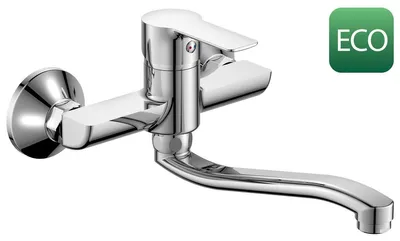 Produktbild von Bruckner BARON 6 l/min, Wand-Armatur, Abstand 150mm, Chrom