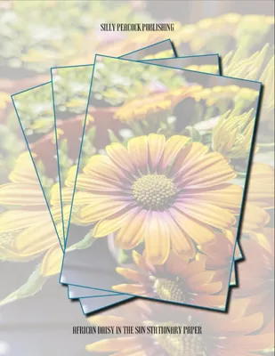 Productafbeelding van Set van 50 Vellen Briefpapier met Afrikaanse Daisies