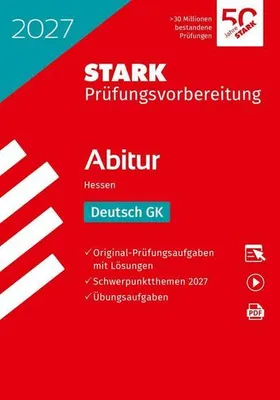 Obrázek produktu pro STARK Deutsch GK - Abitur 2027 Hessen - Prüfungsvorbereitung