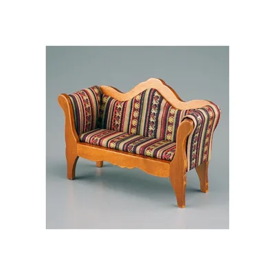 Immagine prodotto di Divano in stile Biedermeier in miniatura per case delle bambole e collezioni
