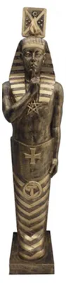 Produktbild von Ägypten Skulptur Tutenchamun Sarkophag Lebensgroße Figur Statue Antik Stil 230cm