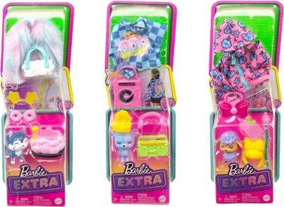 Immagine prodotto di MATTEL Barbie Extra animale + vestiti HDJ38