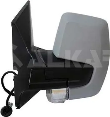 Produktbild von ALKAR 9239381 Außenspiegel Seitenspiegel Links für FORD Transit Custom V362 Kastenwagen (FY, FZ) Beheizt Konvex Grundiert Elektrisch