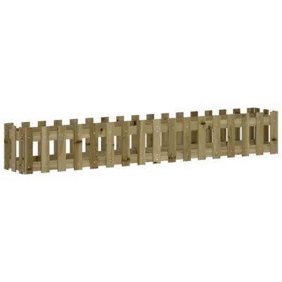 Obrázek produktu pro vidaXL Vyvýšený plot 200x30x30 cm Impregnované borovicové dřevo