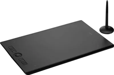 Produktbild von Wacom Intuos Pro - Kabellos - 5080 lpi - 311 x 216 mm - USB/Bluetooth - Stift - Berührung - 2 m