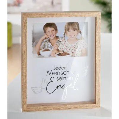 Produktbild von GILDE MDF Fotorahmen VE 3 natur,Familie ist, wo...