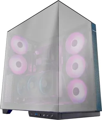 Produktbild von Mars Gaming MC-3GFPRO, Tower, PC, Chrom, ATX, micro ATX, Mini-ITX, Gaming, Multi