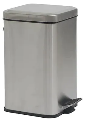 Badeimer mit Pedal, Edelstahl, 6 l, satiniert