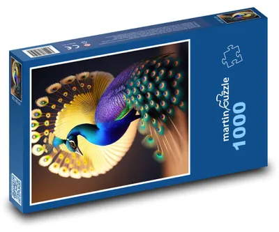 Obrázok produktu pre Puzzle 1000 Páv v čarovnom svete - martinpuzzle
