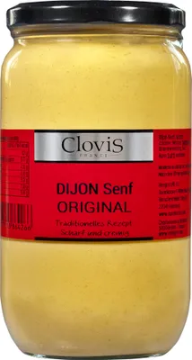 Produktbild von Clovis Dijon-Senf,weiß,scharf