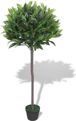 Zdjęcie produktu dla Sztuczne drzewko laurowe z doniczką, 125 cm, zielony