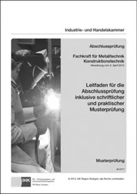 Obrázok produktu pre Abschlussprüfung. Fachkraft für Metalltechnik Konstruktionstechnik