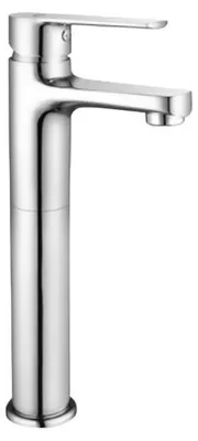 Produktbild von Waschtischarmatur hoch Messing verchromt