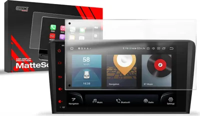 Produktbild von Matte Autodisplayfolie für Audi RS3 8P Android Radio (2011-2012), Grizz Protector