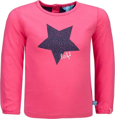 Produktbild von Mädchen Rosa Baumwollbluse mit Sternendruck