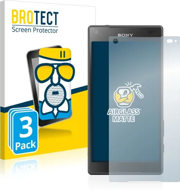 Produktbild von 3x BROTECT Entspiegelungs Schutzglas für Sony Xperia Z5 Compact Schutzfolie Panzer Folie Glas Display Schutz matt