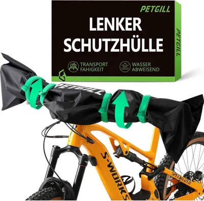 Obrázok produktu pre Kryt riadidiel e-bike príslušenstvo vodotesné prachotesné kempovanie čierna