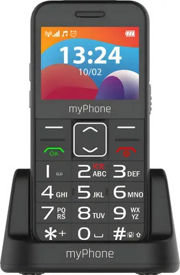 Produktbild von myPhone HALO 3 LTE, Klappgehäuse, Dual-SIM, 5,87 cm (2.31"), 0,3 MP, 1400 mAh, Schwarz