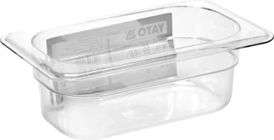 Produktbild von Gastro Behälter, Gastronomiebehälter Polycarbonat GN 1/9 Tiefe 65mm, 176x108mm