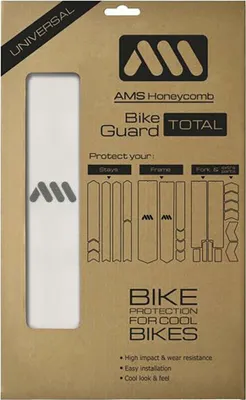 Produktbild von All Mountain Style Honeycomb Total Rahmenschutzaufkleber Weiß  Weiß One Size
