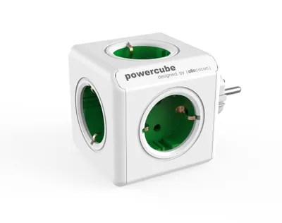 Produktbild von Allocacoc PowerCube original, Grün, Grau, 220 - 240 V