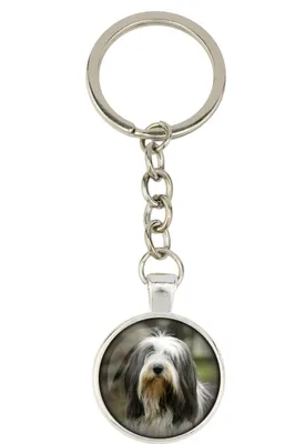 Zdjęcie produktu dla Bearded Collie, Highland Collie  - brelok twoje zdjęcie, ozdoba do kluczy, zawieszka do torebki marki Art-Dog