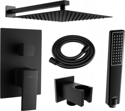 Produktbild von Mexen Uno DR72 Brausegarnitur für Unterputzmontage, Schwarz - 71435DR72-70