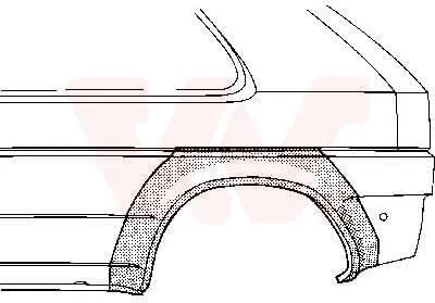 Produktbild von VAN WEZEL Seitenwand Reparaturblech für FORD FIESTA III (GFJ)