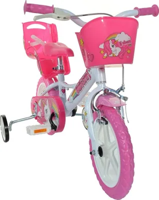 Zdjęcie produktu dla Dino Bikes 124RL-UN, Rower miejski, Dzieci, Damski, Wyprostowany, 30,5 cm (12"), Stal