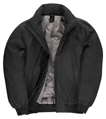 Produktbild von B&C - "Crew" Bomberjacke für Herren FK3024 (S) (Schwarz/Warmes Grau)