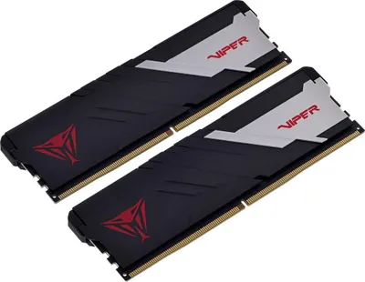 Zdjęcie produktu dla Patriot Memory Viper Venom PVV564G600C30K, 64 GB, 2 x 32 GB, DDR5, 4800 MHz, 288-pin DIMM, Czarny, Czerwony, Srebrny