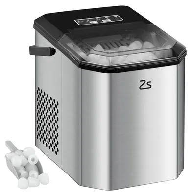 Image de Machine à glace, capacité de production quotidienne de 12 kg, fonction d'auto-nettoyage, comme illustré