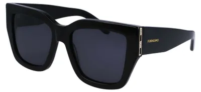 Produktbild von Salvatore Ferragamo SF1104S BLACK/GREY 55/19/140 Damenbrillen Sonnenbrillen