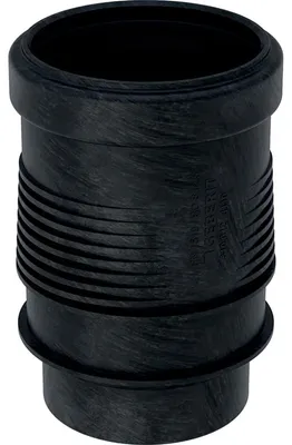 Produktbild von Geberit Langmuffe, Silent-db20, DN100, d110mm, PE-S2, schwarz, 1 Stk.