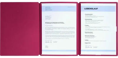 Produktbild von Pagna Bewerbungsmappe Spirit Basic 3tlg. rot