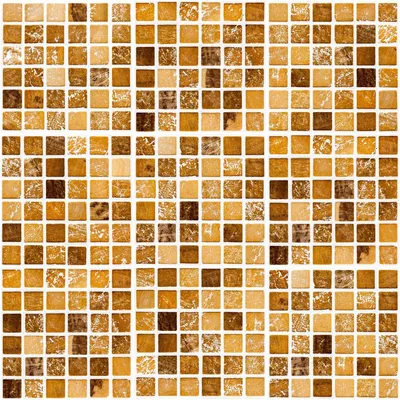 Image de Autocollants imitation carrelage pour la cuisine et la salle de bains – 9 autocollants imitation carrelage en mosaïque de ciment dans des tons bruns – 9 autocollants de 20 x 20 cm