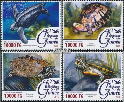 Produktbild von Briefmarken Guinea 2016 Mi 11666-11669 (kompl. Ausgabe) postfrisch Schildkröten