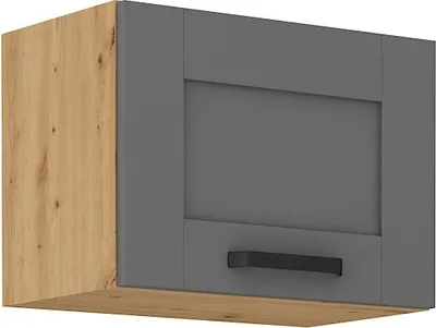 Produktbild von Dunstabzugsschrank LAILI – Breite 50 cm, Grau / Eiche Artisan