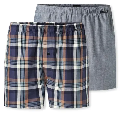 Immagine prodotto di Schiesser: confezione da 2 boxer da uomo in cotone, tessuto a maglia, multipack - boxer confezionati