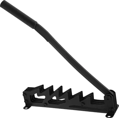 Immagine prodotto di Spaccaleegna da parete, ideale per legna da accensione, in ghisa pesante, con 2 maniglie e 4 fori di fissaggio. Adatto per legno tenero asciutto fino a 25 cm. Colore: nero