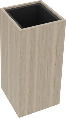 Produktbild von Pflanzgefäß 1er hoch B380xT380H800mm Eiche Natur
