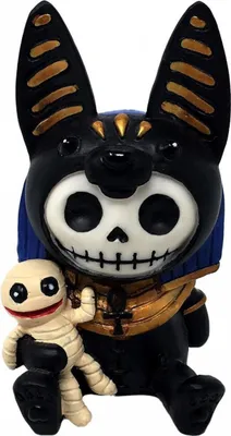 Produktbild von Kleine Anubis Furrybones Figur - die Geschenkidee für Gothic Fans